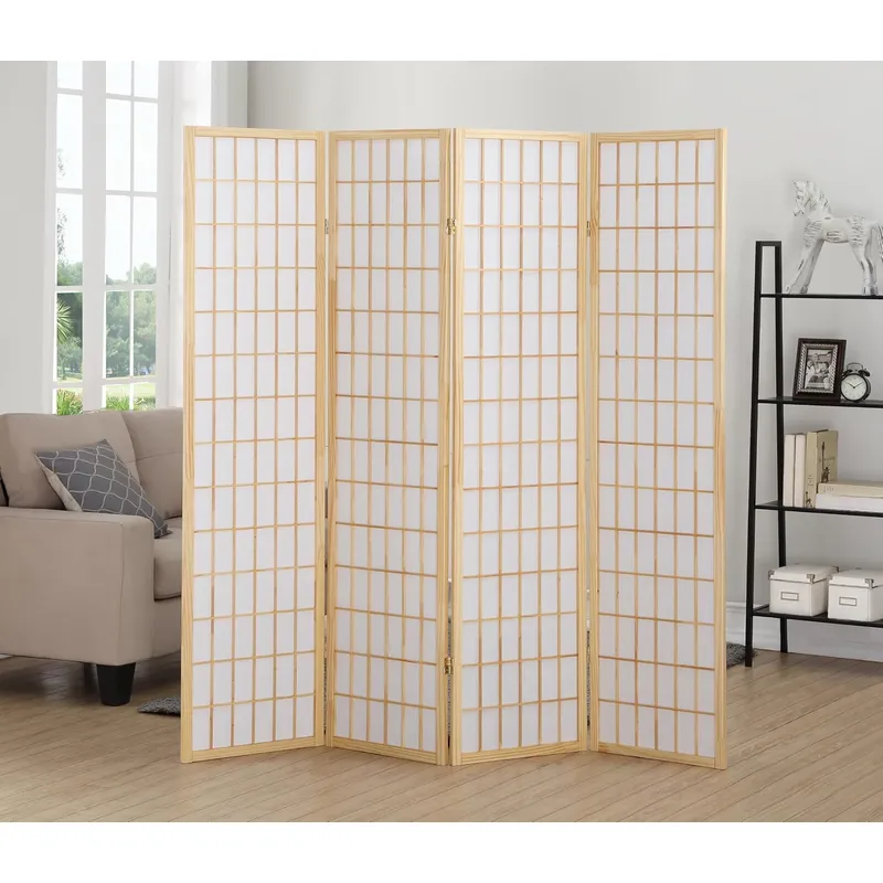 ฉากกั้นห้องแบบ 4 แผงสไตล์โอเรี - Shoji Screen Divider บทวิจารณ์และราคา