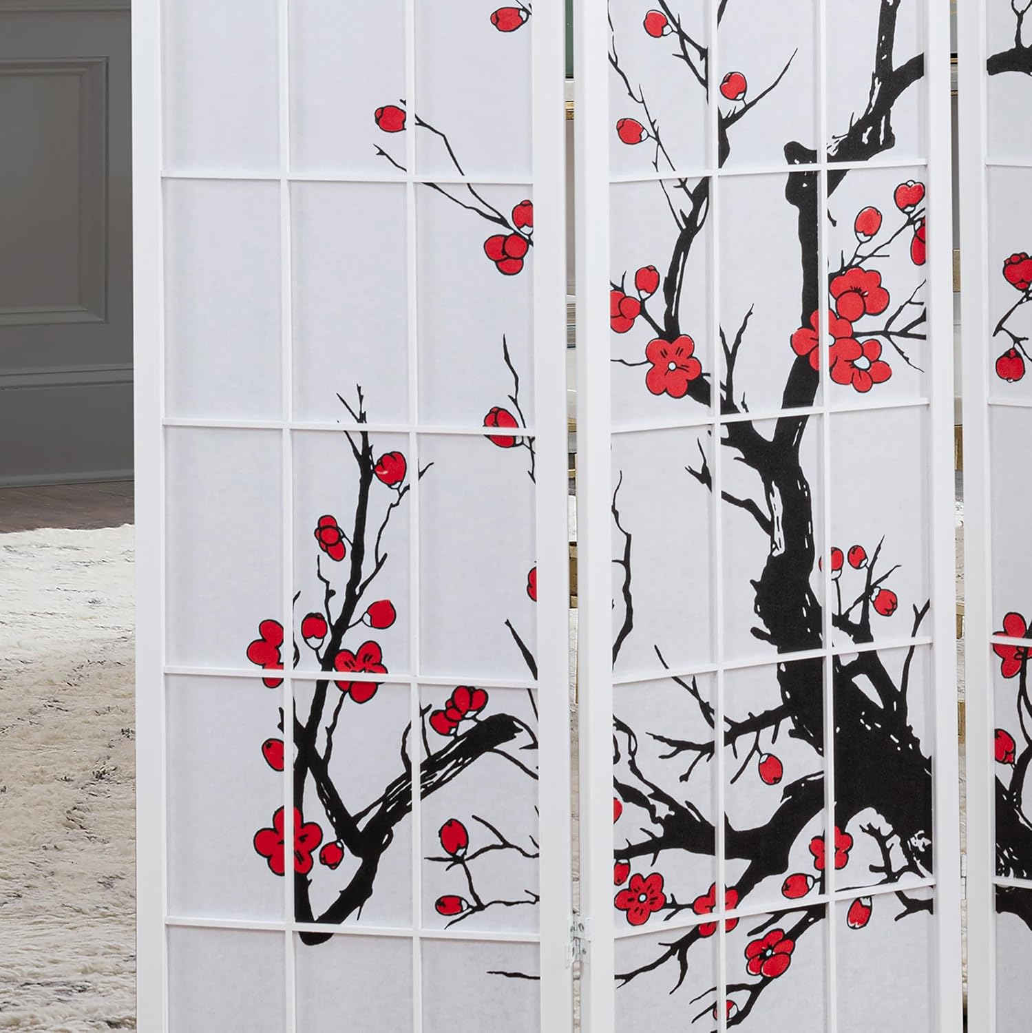 ฉากกั้นห้องแบบพับได้สไตล์ญี่ปุ - Shoji Screen Divider บทวิจารณ์และราคา
